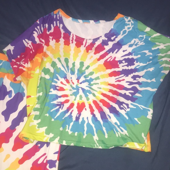 Tie dye Wide Leg 2pc Set size 3XL - Picture 2 of 6